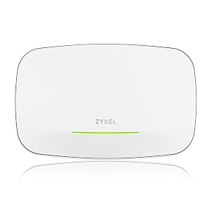zyxel nwa130be  be11000 enterprise grade tri_band wifi 7 triple radio poe wirless access point  2 x 25g multigig lan  easy app setupceilingwall mount wo power supplycloud accesssmart mesh